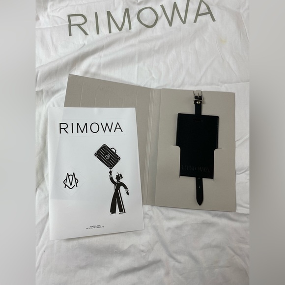 Rimowa • black luggage tag + stickers + large essential check-in cover bag - Picture 4 of 5
